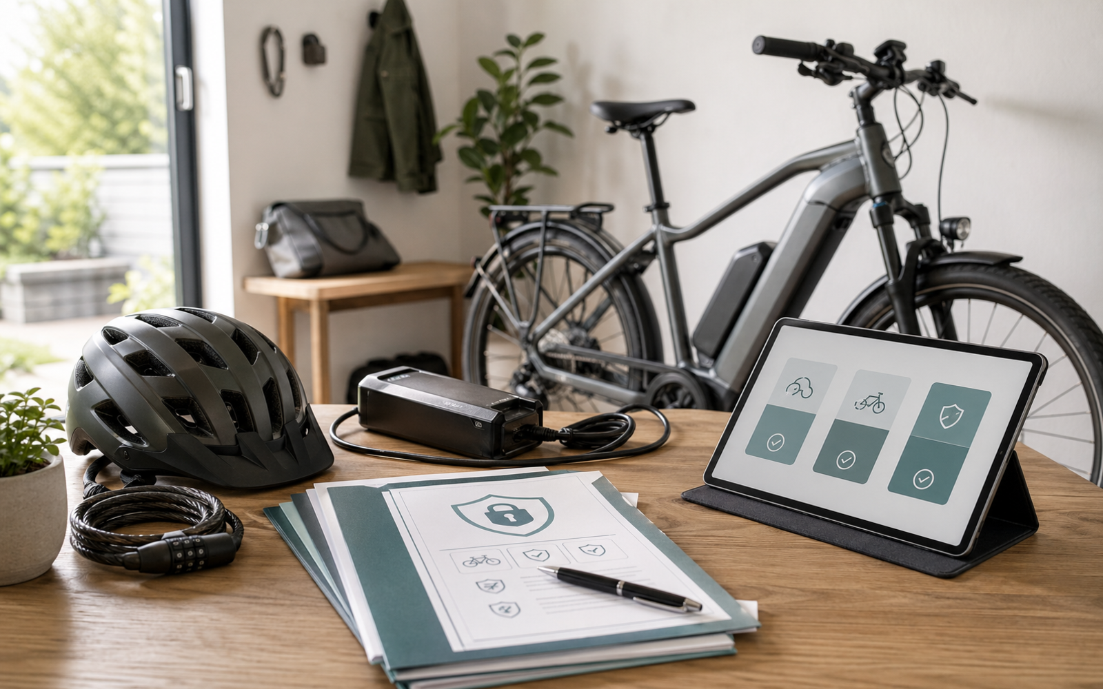 Themenbild für E-Bike Versicherung auf wohngebaeudeversicherungimvergleich.de